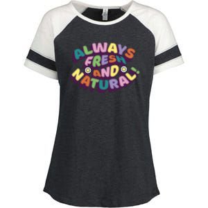 Always Fresh And Natural Colorful Enza Ladies Jersey Colorblock Tee