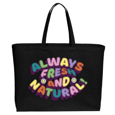 Always Fresh And Natural Colorful Cotton Canvas Jumbo Tote