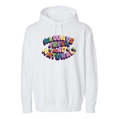 Always Fresh And Natural Colorful Garment-Dyed Fleece Hoodie