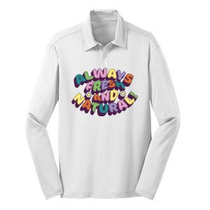 Always Fresh And Natural Colorful Silk Touch Performance Long Sleeve Polo