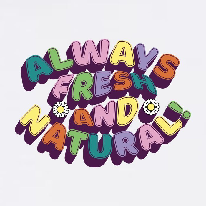 Always Fresh And Natural Colorful Magnet