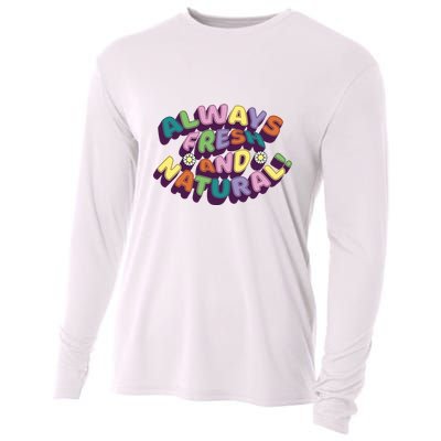Always Fresh And Natural Colorful Cooling Performance Long Sleeve Crew
