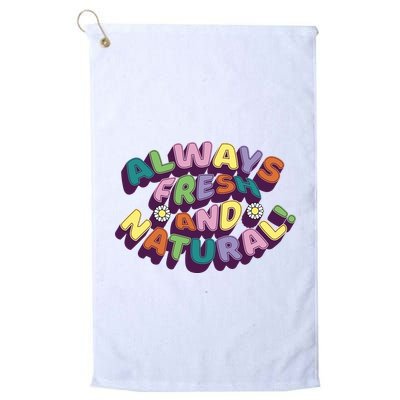 Always Fresh And Natural Colorful Golf Towel