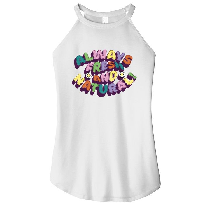 Always Fresh And Natural Colorful Women's Perfect Tri Rocker Tank