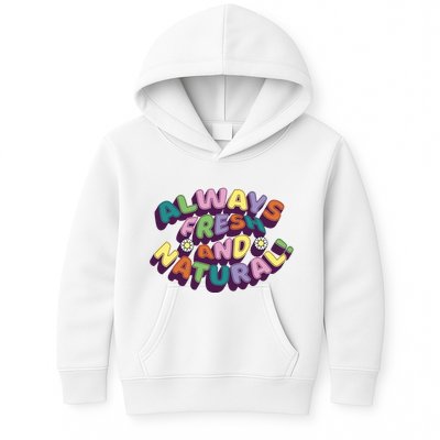 Always Fresh And Natural Colorful Kids Hoodie