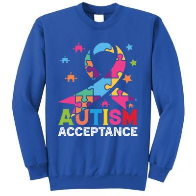 Acceptance For Autism Awareness Gift Sweatshirt