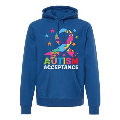 Acceptance For Autism Awareness Gift Premium Hoodie