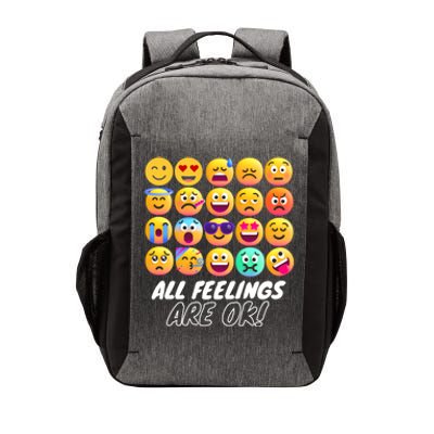 All Feelings Are Okaytal Health Counselor Psychologist Vector Backpack