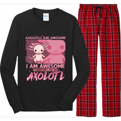 Axolotl For Axolotls Are Awesome Long Sleeve Pajama Set