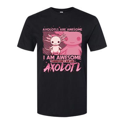 Axolotl For Axolotls Are Awesome Softstyle® CVC T-Shirt