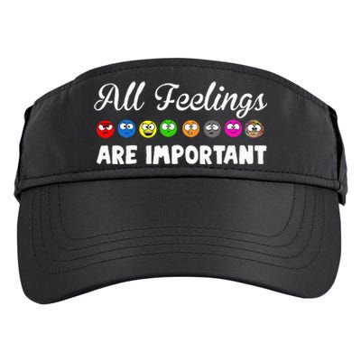 All Feelings Are Important Adult Drive Performance Visor