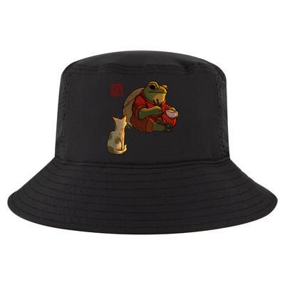 A Frog And A Kitty Cool Comfort Performance Bucket Hat