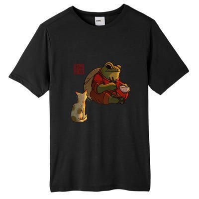 A Frog And A Kitty Tall Fusion ChromaSoft Performance T-Shirt