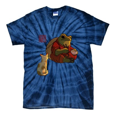 A Frog And A Kitty Tie-Dye T-Shirt