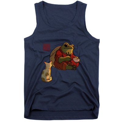 A Frog And A Kitty Tank Top