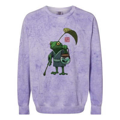 A Frog And His Son Colorblast Crewneck Sweatshirt