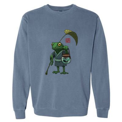 A Frog And His Son Garment-Dyed Sweatshirt