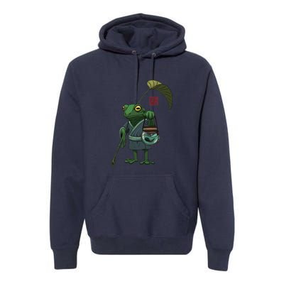 A Frog And His Son Premium Hoodie