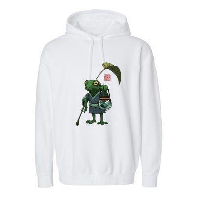 A Frog And His Son Garment-Dyed Fleece Hoodie