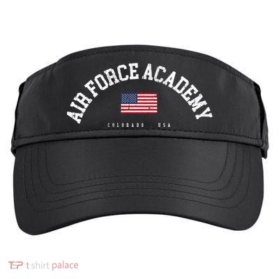 Air Force Academy Co American Flag Usa City Name Cute Gift Adult Drive Performance Visor