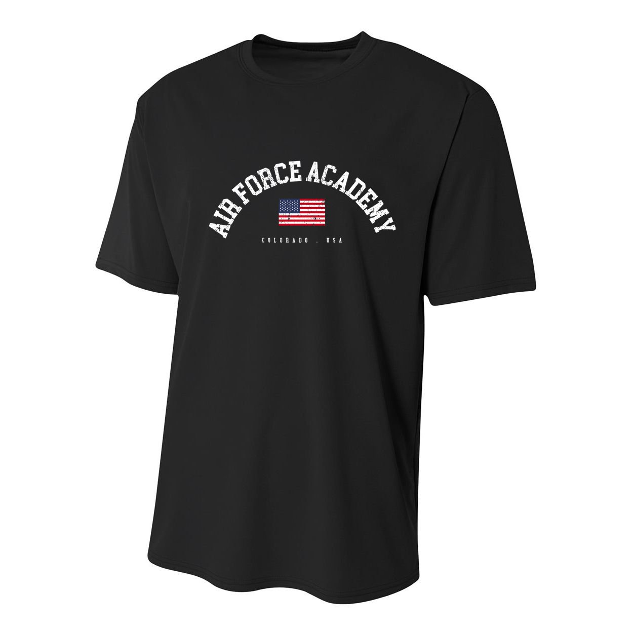 Air Force Academy Co American Flag Usa City Name Cute Gift Youth Performance Sprint T-Shirt