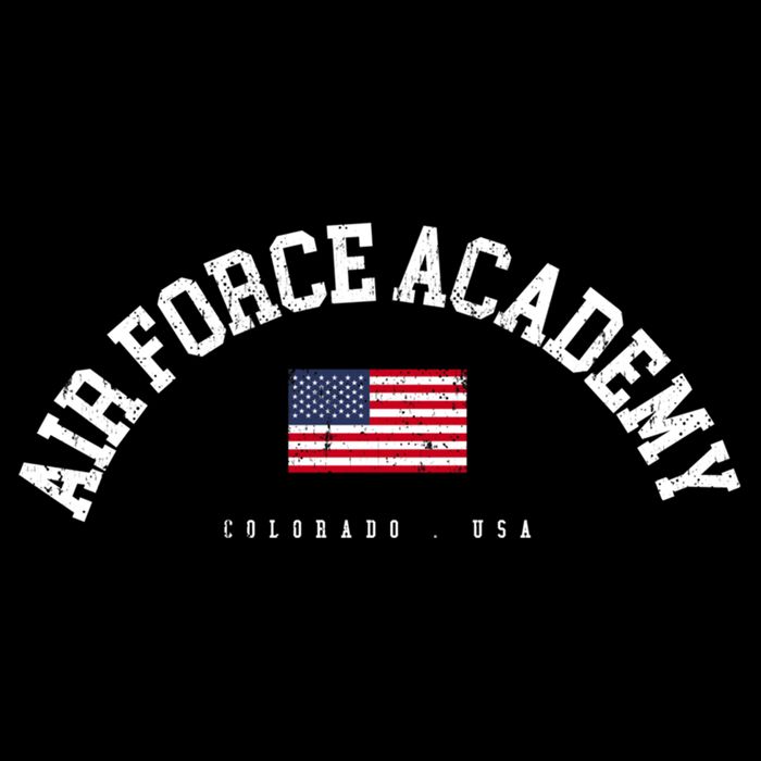 Air Force Academy Co American Flag Usa City Name Cute Gift Youth Performance Sprint T-Shirt