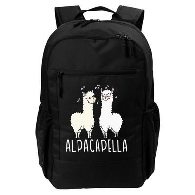 Alpacapella - Funny A Cappella Alpaca Singing Pun Backpack
