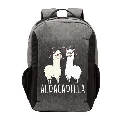 Alpacapella - Funny A Cappella Alpaca Singing Pun Vector Backpack