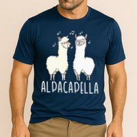 Alpacapella - Funny A Cappella Alpaca Singing Pun Cooling Performance Crew T-Shirt
