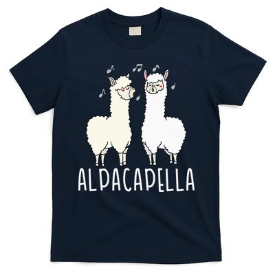 Alpacapella - Funny A Cappella Alpaca Singing Pun T-Shirt