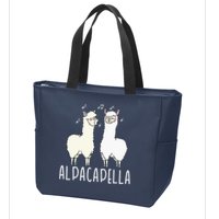 Alpacapella - Funny A Cappella Alpaca Singing Pun Zip Tote Bag