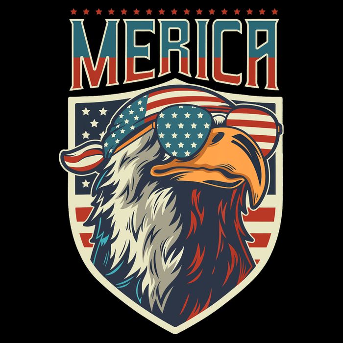 American Flag Bald Eagle 4th of July Patriotic USA Gift City Backpack