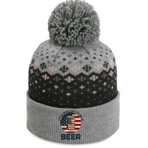 American Flag Beer Glass Its A B.A.D Day To Be A Beer The Baniff Cuffed Pom Beanie