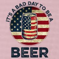 American Flag Beer Glass Its A B.A.D Day To Be A Beer 25L Jumbo Tote