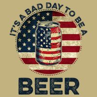 American Flag Beer Glass Its A B.A.D Day To Be A Beer Magnet