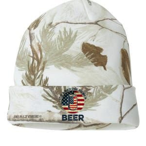 American Flag Beer Glass Its A B.A.D Day To Be A Beer Kati Licensed 12" Camo Beanie