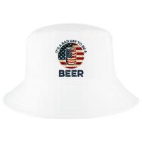 American Flag Beer Glass Its A B.A.D Day To Be A Beer Cool Comfort Performance Bucket Hat