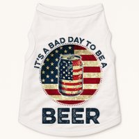 American Flag Beer Glass Its A B.A.D Day To Be A Beer Doggie Tank
