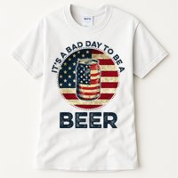 American Flag Beer Glass Its A B.A.D Day To Be A Beer Tall T-Shirt