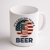 American Flag Beer Glass Its A B.A.D Day To Be A Beer Mug