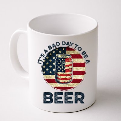 American Flag Beer Glass Its A B.A.D Day To Be A Beer Mug