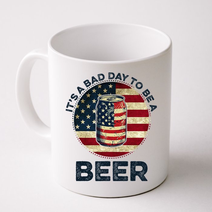 American Flag Beer Glass Its A B.A.D Day To Be A Beer Mug