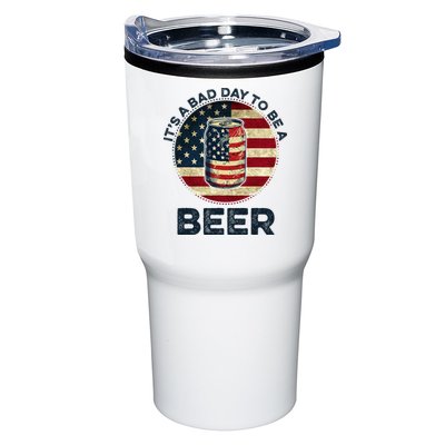 American Flag Beer Glass Its A B.A.D Day To Be A Beer Tumbler