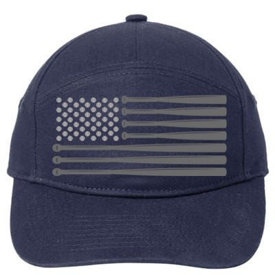 American Flag Baseball Baseball Hoodie 7-Panel Snapback Hat