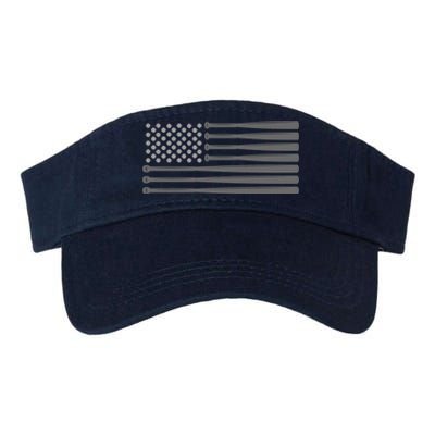 American Flag Baseball Baseball Hoodie Valucap Bio-Washed Visor