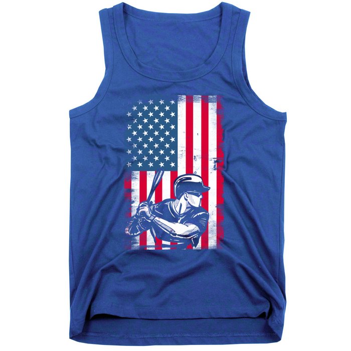 American Flag Baseball Team Gift Gift Tank Top