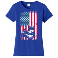 American Flag Baseball Team Gift Gift Women's T-Shirt