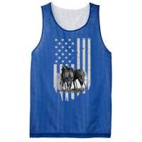 American Flag Belgian Draft Horses Gift For Farmer Meaningful Gift Mesh Reversible Basketball Jersey Tank