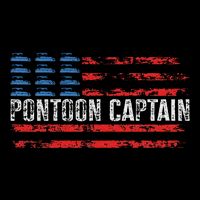 American Flag Boating Clothing 's Black Pontoon Boat Captain 4th Of July 16 in Basic Backpack