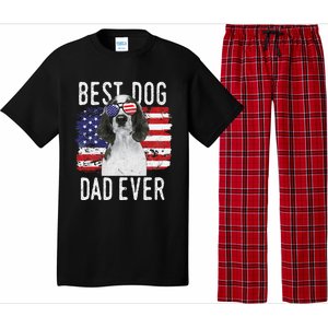 American Flag Best Dog Dad Ever Welsh Springer Spaniels Usa Pajama Set